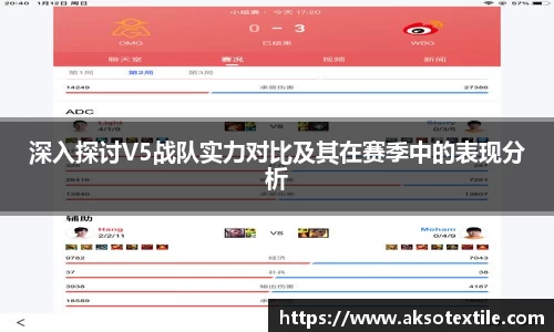 深入探讨V5战队实力对比及其在赛季中的表现分析