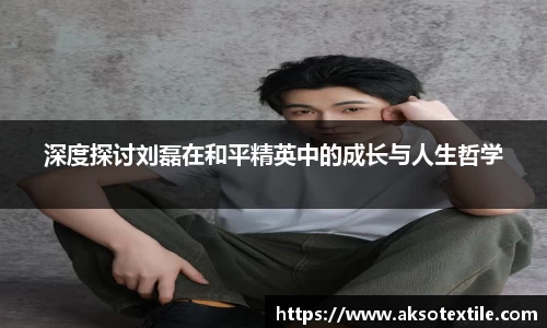 深度探讨刘磊在和平精英中的成长与人生哲学